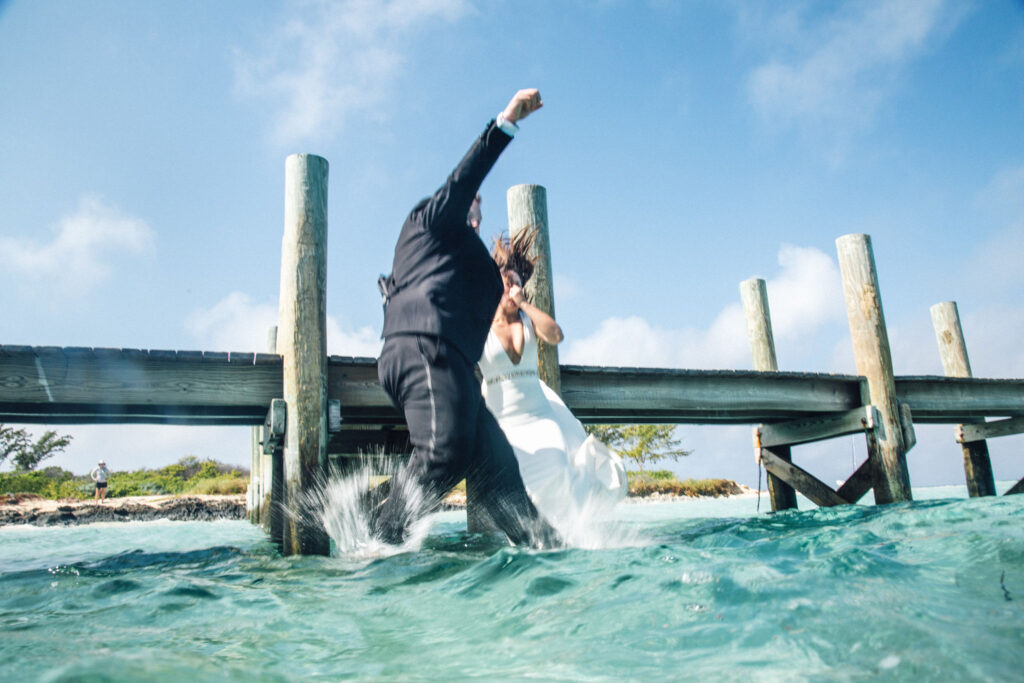 Our Trash the Dress Session at Honeymoon Harbour