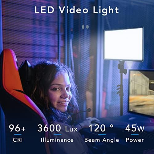 Switti Led Video Light, 2-pack Photography Lights With Remote 