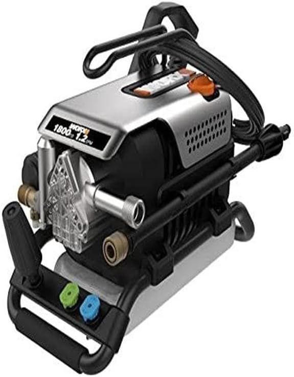 Worx 13 Amp Electric Pressure Washer 1800 PSI with 3 Nozzles WG605