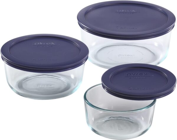 Pyrex Simply Store 6-Pc Glass Food Storage Container - Image 2