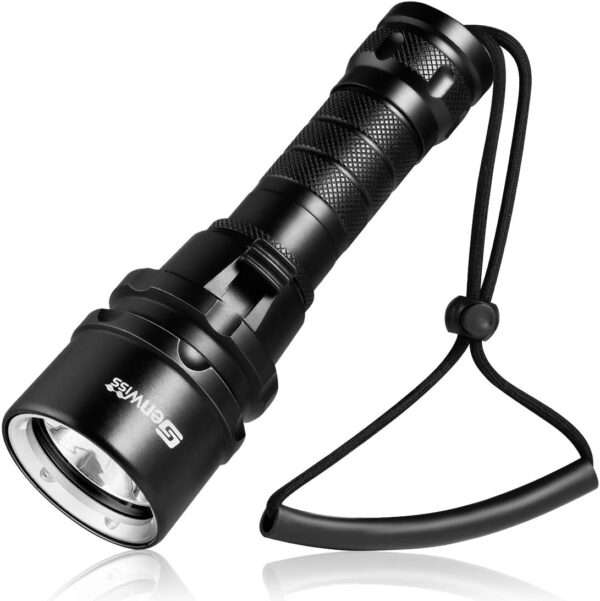 Genwiss Scuba Diving Flashlight Dive Torch