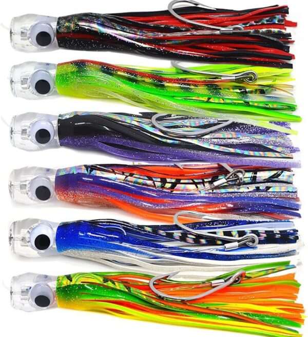 kmucutie Set of 6 pcs 9 inch / 7 inch / 6.5 inch trolling Lure - Image 2